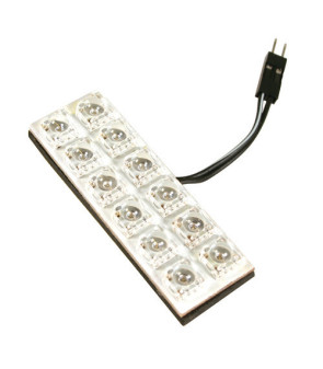 12 Led Hyper Panel 12V - 30x60 mm - Weiß