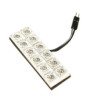 12 Led Hyper Panel 12V - 30x60 mm - White