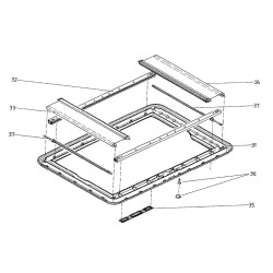 JUEGO DE REJILLAS DE VENTILACIÓN CREMA 10 PIEZAS DOMETIC HEKI 1-2-MIDIHEKI - 560E3525