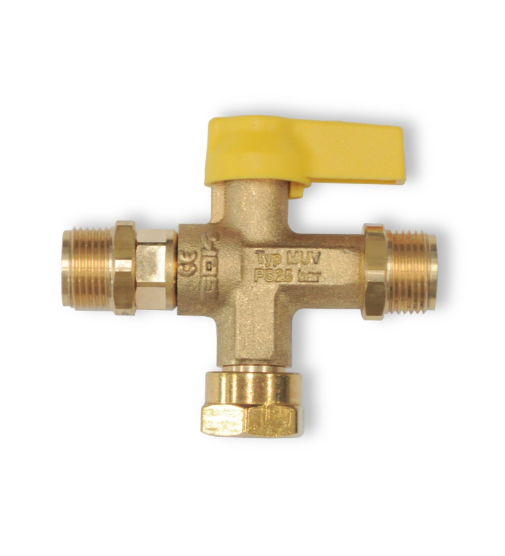 High Pressure manual gas T valve