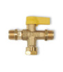 High Pressure manual gas T valve