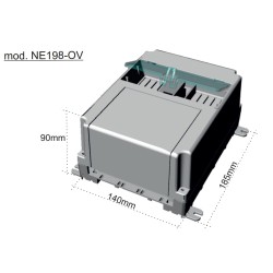 copy of 000.198.01 - Caja de seguridad 230V NE198 NORDELETTRONICA