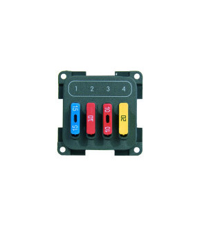 Gray CBE 4 fuse 12 V flush-mounted fuse holder module