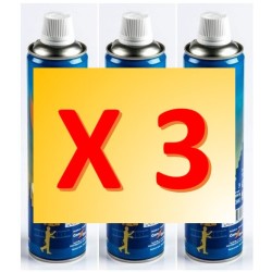 Kit saldatore con 3 cartucce da 7/16 supergas da 600 gr