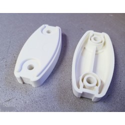 FAP Butoir de porte extérieur en plastique blanc trois... 2