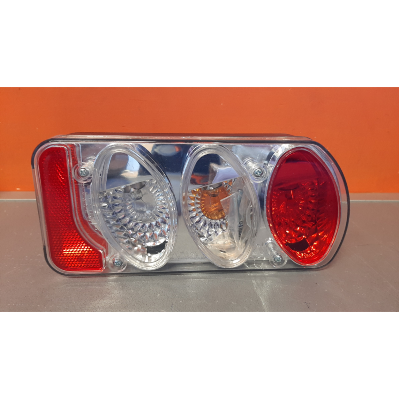 Linnepe PORTO model right rear light for motorcycles - white colour