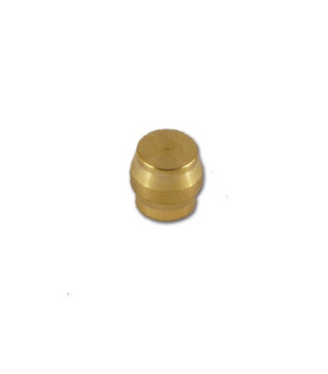 Brass cap Ø 10 for gas fittings and valves