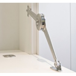 Universal braked swivel arm for RIMOR, BLUCAMP and KENTUCKY wall units