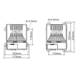 CBE Ricambio Solo Caricabatterie BC122 Litio compatibile 22A - NEW Versione da "officina"