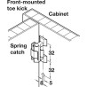 Cliquet à ressort pour table ou mur - 245.07.702