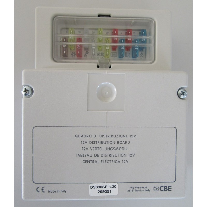 CBE DISTRIBUTION PANEL 12V DS390-SE - 209391 FOR MCLOUIS TRIGANO