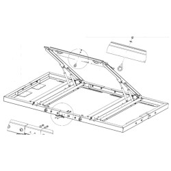 Kit Pannello solare 300W con telaio regolabile inclinabile MPPT 20A cablaggio completo per campervan