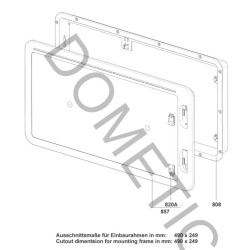 Copertura invernale griglia Dometic x LS300 – L500 bianco - 9105900017