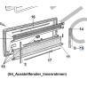 KIT 8 PIÈCES. PLAQUES LATÉRALES DROITE / GAUCHE POUR S3 / S4 DOMETIC WINDOWS M0056Z