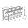 Paire de guides de compteur L1 pour cadre interne S3/S4 - PP0048Z