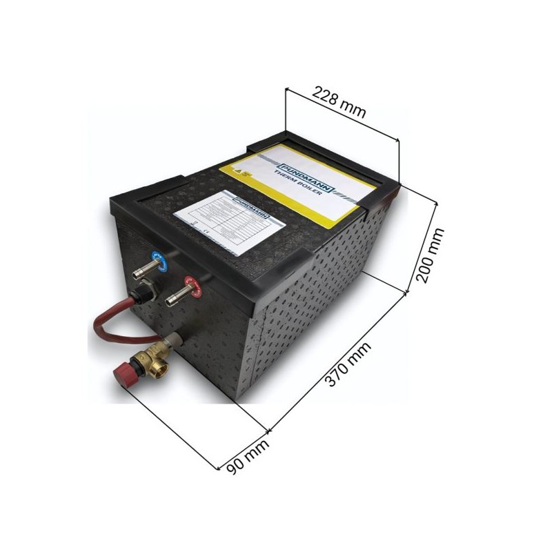 Boiler a bassa pressione Pundmann Therm 12V-200W 6L - 75988