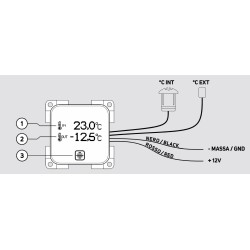 CBE Digital Temperature Test Touch Panel Grey PT738 - 204738