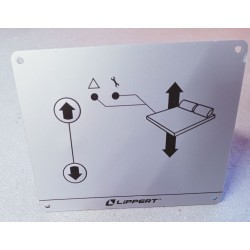 LIPPERT BED 12600 CONTROL PANEL WITH KEYLESS ELECTRONIC CONTROL UNIT