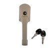 FAP external handle lock series 1060 grey colour with NS keys