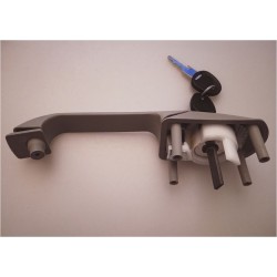 FAP external handle lock series 1060 grey colour with NS keys