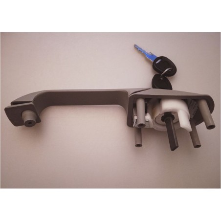FAP external handle lock series 1060 grey colour with NS keys  - 1060PP1930PEN