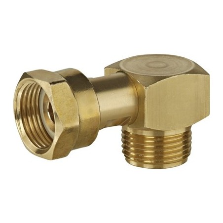 Conexión de 90 grados para reguladores TRUMA y GOK EN12864/D - M20x1,5-F20x1,5
