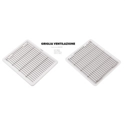 Grille de ventilation DOMETIC LS230 blanche 373x315h