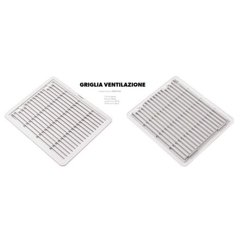 Rejilla de ventilación 373x315h blanca DOMETIC LS230