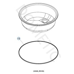 Guarnizione per Lavello rotondo inox VA928 DOMETIC - 4453001496