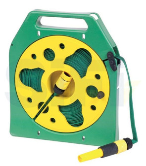 HABA - HOSE REEL with flat HOSE 15 m