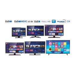 TELECO TEK22W11E SMART TV 22" ANDROID 11 NO DVD, TELECOM ONLY, BT4.2, WIFI, 12V cable