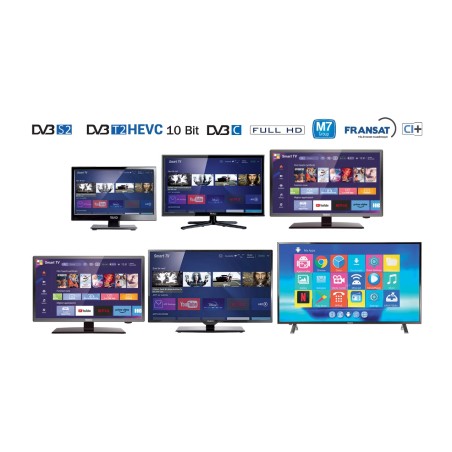 TELECO TEK22W11E 22" ANDROID 11 SMART TV PAS DE DVD, TELECOM SEULEMENT, BT4.2, WIFI, câble 12V