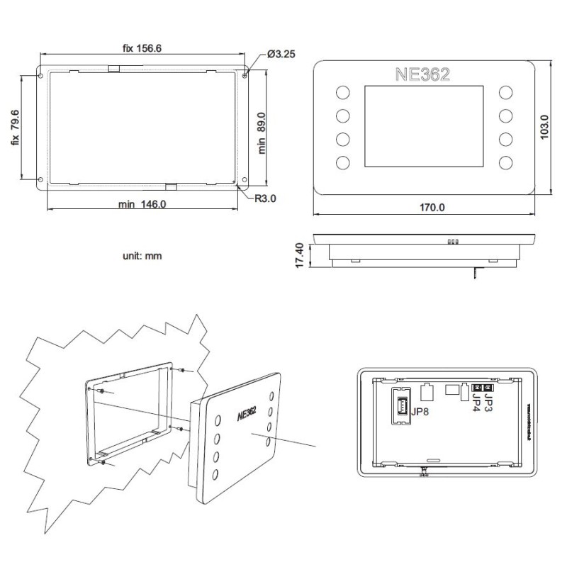1463.362.01- - 430347 - NE362-F Panel de...