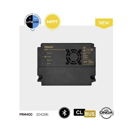 CBE Neuer 12V 400W MMPT PRM400 Solarcontroller für PV-Module - Bluetooth - APP Onda Smart System - 204286