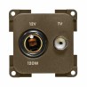 CBE MP12TV 12V+TV BROWN SOCKET