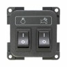 CBE MCPL DOUBLE PUMP SWITCH AND LIGHTS GREY