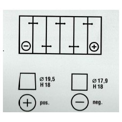 BATERIA VARTA AGM 95AH NEGRA 353X175X190 - 21.0001.000