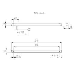 JOKON ZHBL 24-2/12V Troisième feu stop transparent 2,7W