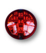 Rote LED-Nebelschlussleuchte 12-24V Ø95 mm