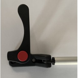 PLASTOFORM Pair of black right and left arms with red button knob 265-415