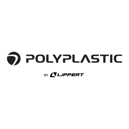 Pair of Polyplastic clutch arms for windows H300 mm, slide attachment with handle
