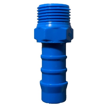 HEAVY DUTY MALE CONICAL HOSE CONNECTOR 3/8" DIAMETER 10 MM