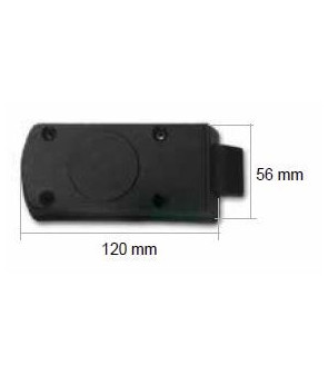 Parte interna 120x56 cerradura FAP para taquillas art 6953, 6976, 13405