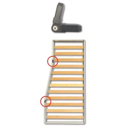 Articulated joint for shaping bed bases 13410