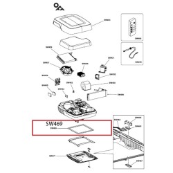 Junta tapa interna PLEIN AIRCON 12V NUEVA VERSIÓN 2024 - SW469