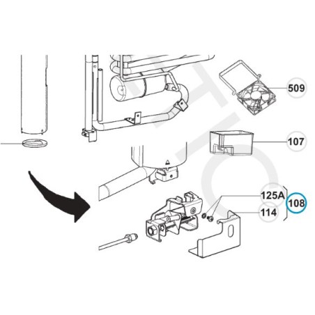 GASBRENNER CSB2,DN16,MES/AES 289060495 EX 2890604917 / EX 2890567932 - 289060495