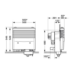 Ventilador TRUMAVENT 12V para estufas S3004/5004 Mando INTEGRADO - 41240-01