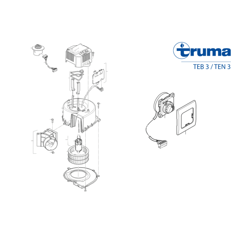 Truma Set Spazzole Motore TEB3 e TEN3 a 12V...
