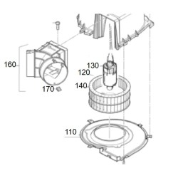 Juego de escobillas para motor Truma TEB3 y ventilador TEN3 de 12 V - 40000-28800