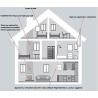 Détecteur de gaz monoxyde de batterie interne Honeywell Home RV131.01